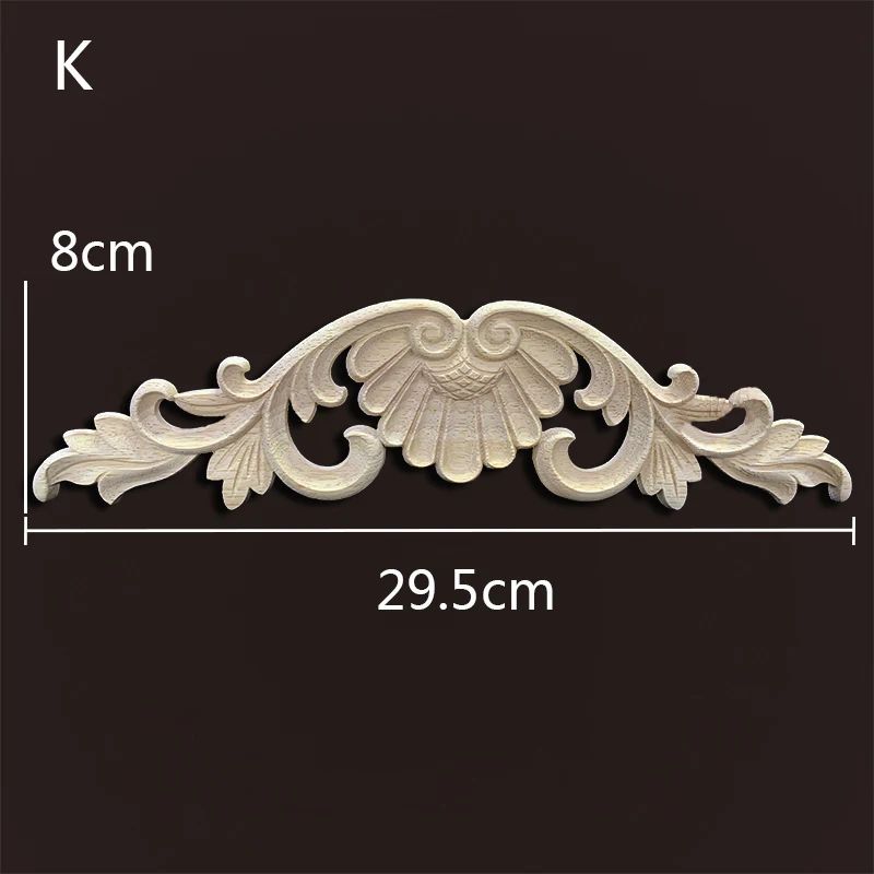 Wood Carved Onlays & Appliques – Vintage Floral Furniture Decals for Home Decor & Restoration