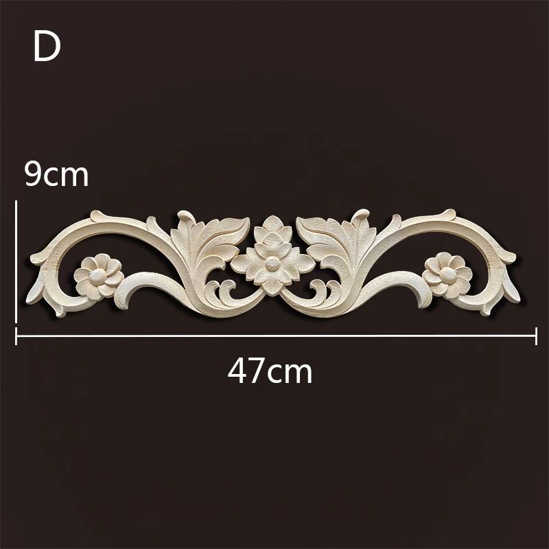 Wood Carved Onlays & Appliques – Vintage Floral Furniture Decals for Home Decor & Restoration