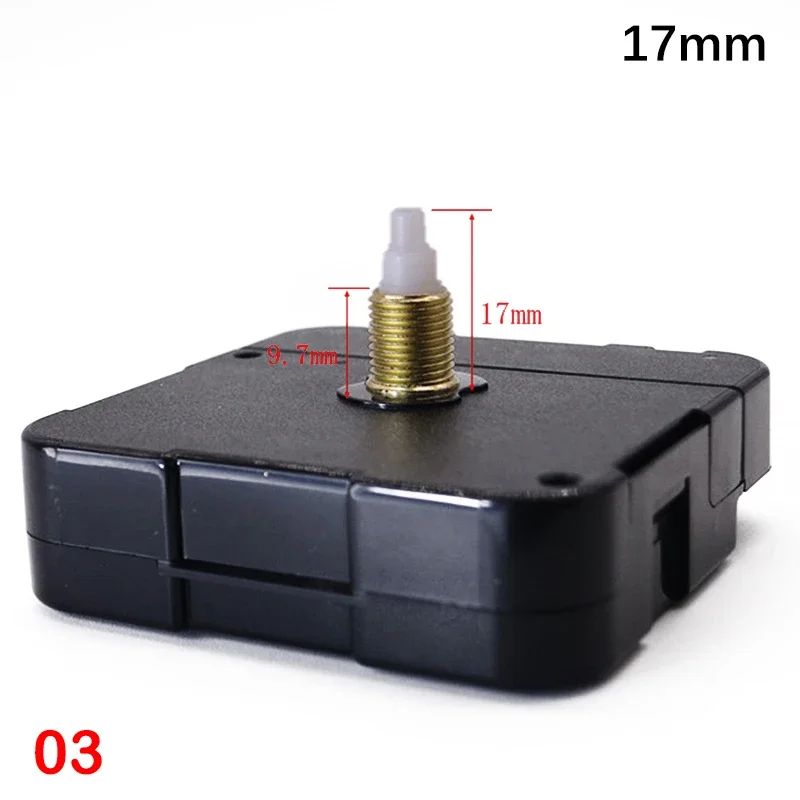 Silent Quartz Clock Mechanism Long Shaft DIY Wall Clock Repair Kit
