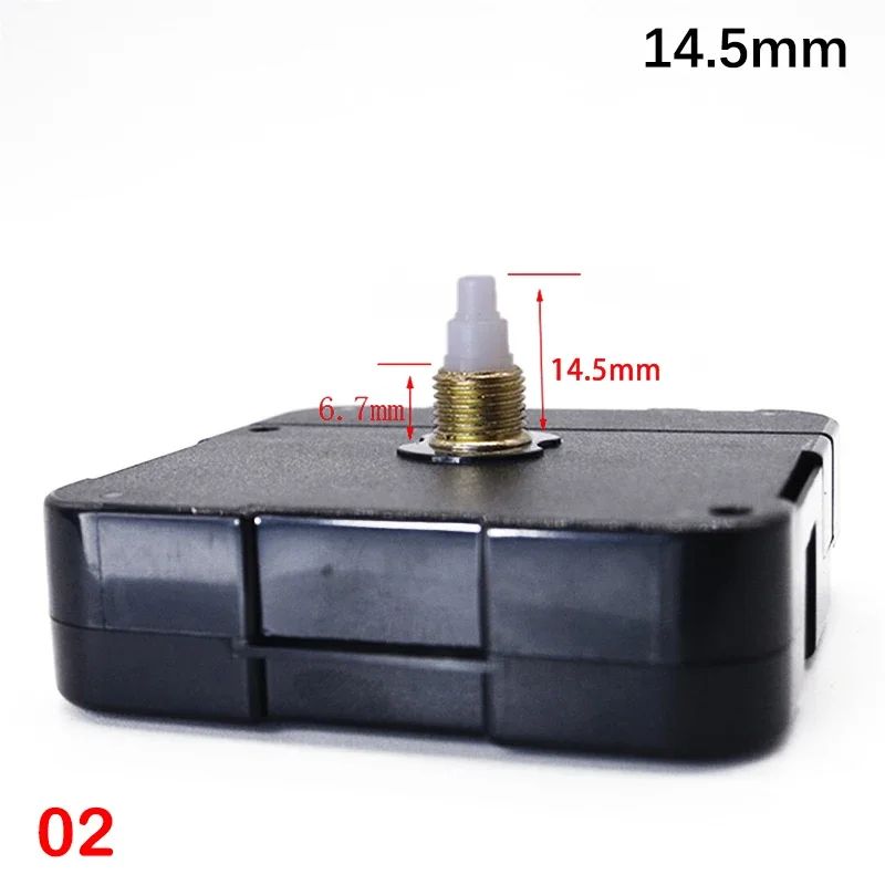 Silent Quartz Clock Mechanism Long Shaft DIY Wall Clock Repair Kit