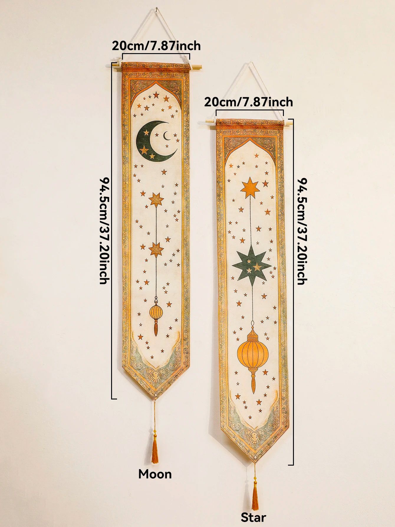 Ramadan Wall Banner Eid Mubarak Tapestry Islamic Wall Decor
