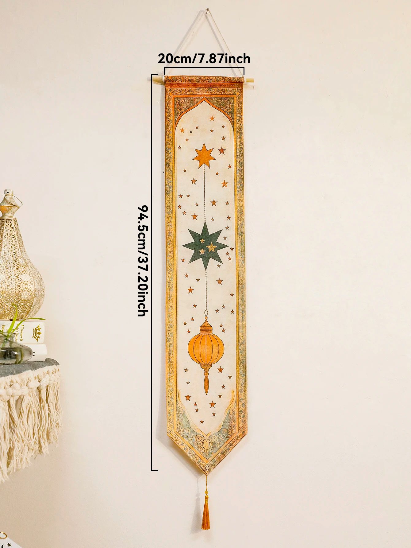 Ramadan Wall Banner Eid Mubarak Tapestry Islamic Wall Decor