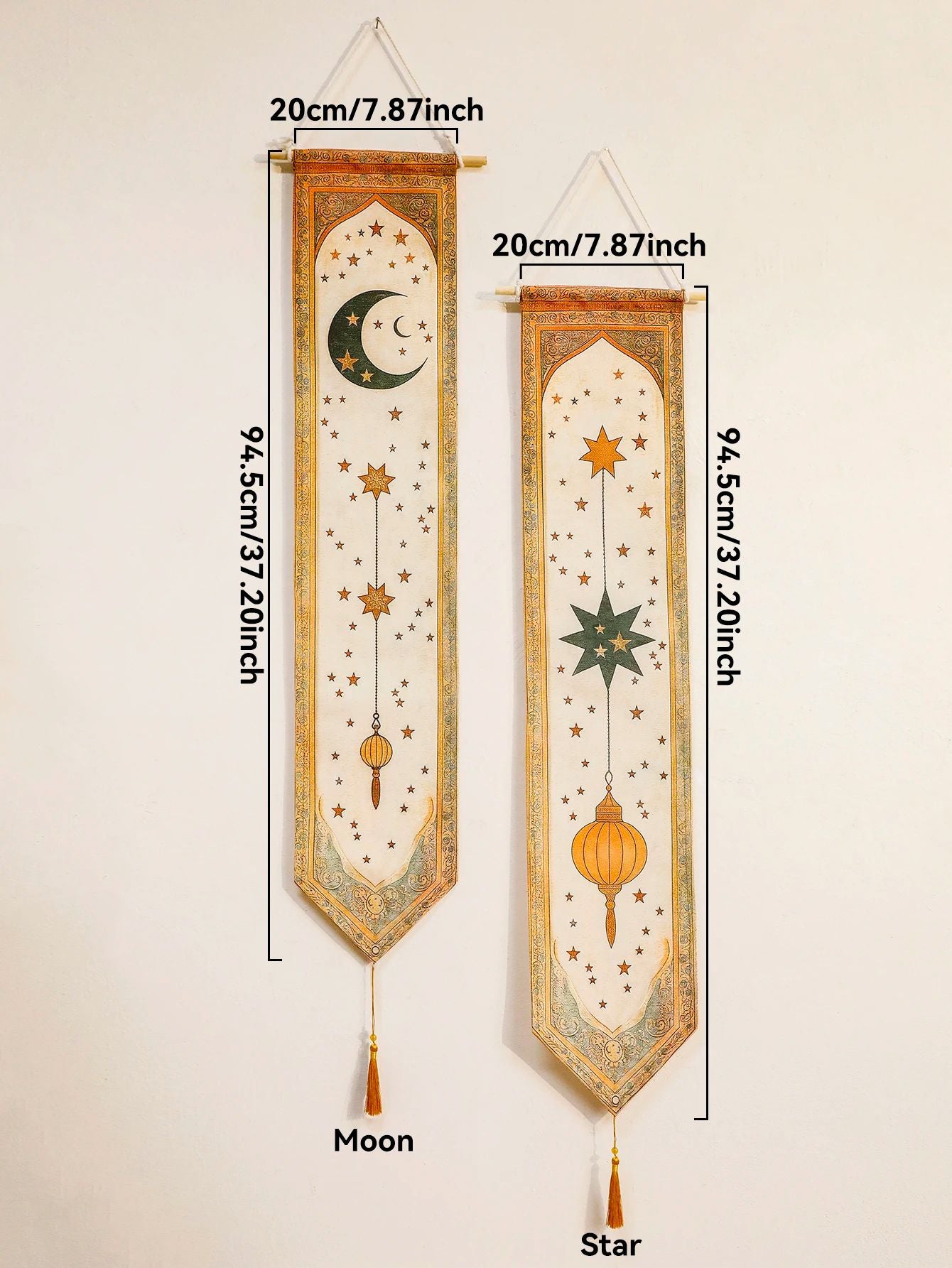 Ramadan Wall Banner Eid Mubarak Tapestry Islamic Wall Decor