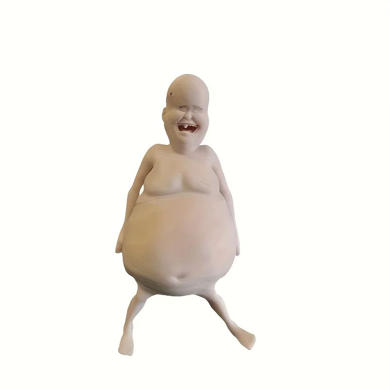 Goofy Gaze Funny Belly Doll – Quirky Home Decor & Novelty Gag Gift