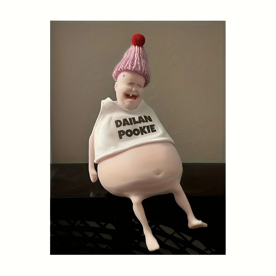 Goofy Gaze Funny Belly Doll – Quirky Home Decor & Novelty Gag Gift