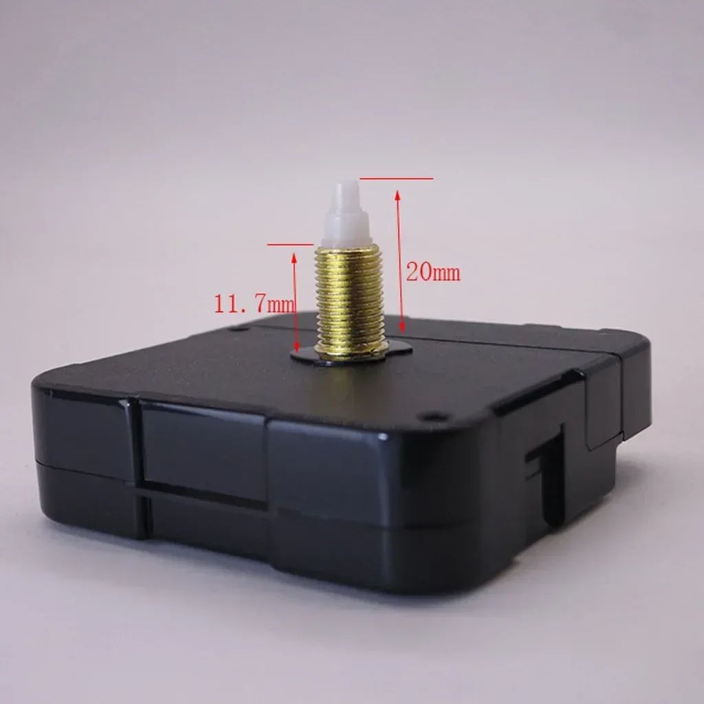SilentSweep Quartz Clock Movement Replacement Kit with Long Shaft & Hands