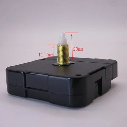 SilentSweep Quartz Clock Movement Replacement Kit with Long Shaft & Hands