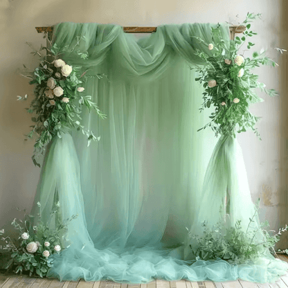 Sheer Gauze Table Runner for Weddings & Events Boho Table Decor and Arch Draping Fabric