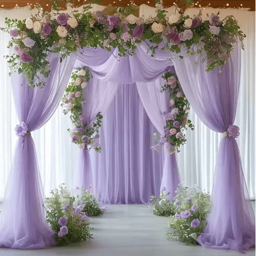 Sheer Gauze Table Runner for Weddings & Events Boho Table Decor and Arch Draping Fabric