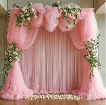 Sheer Gauze Table Runner for Weddings & Events Boho Table Decor and Arch Draping Fabric