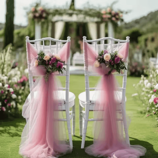 Sheer Gauze Table Runner for Weddings & Events Boho Table Decor and Arch Draping Fabric