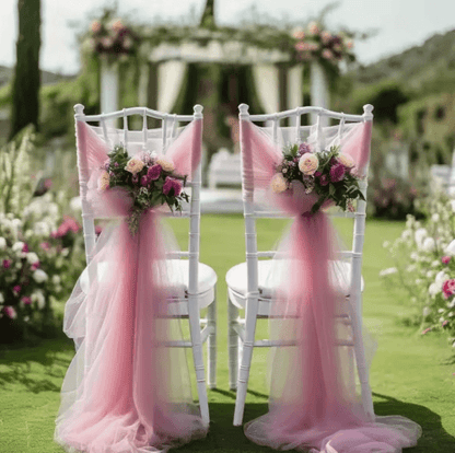 Sheer Gauze Table Runner for Weddings & Events Boho Table Decor and Arch Draping Fabric