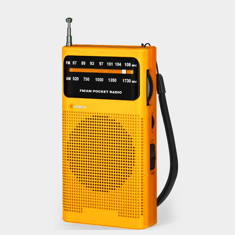 Portable AM FM Pocket Radio for Travel, Emergencies, and Everyday Backup Listening