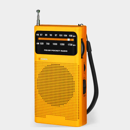 Portable AM FM Pocket Radio for Travel, Emergencies, and Everyday Backup Listening