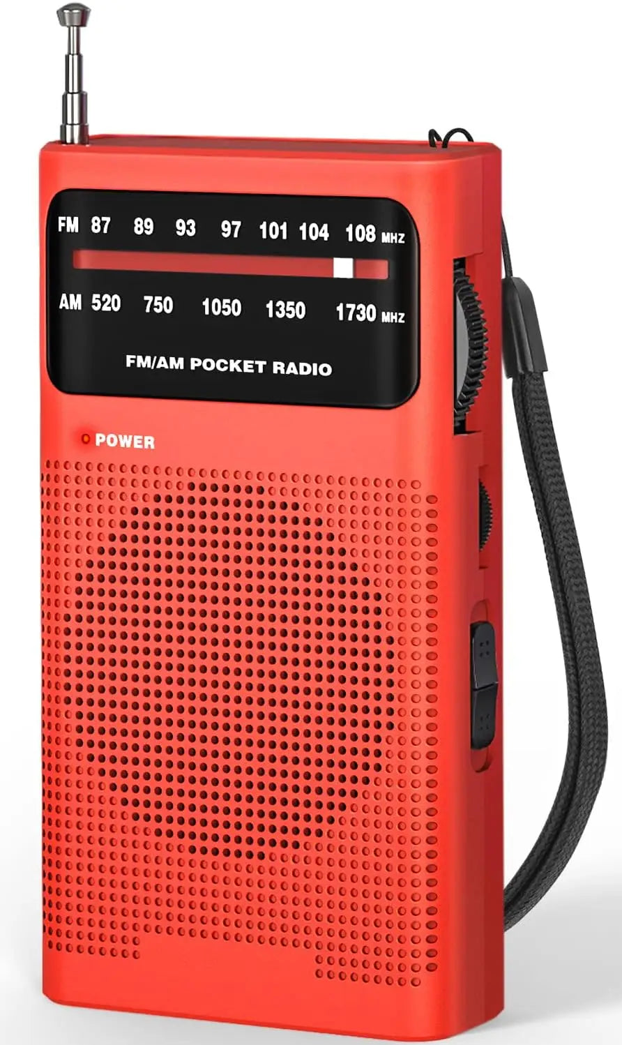 Portable AM FM Pocket Radio for Travel, Emergencies, and Everyday Backup Listening