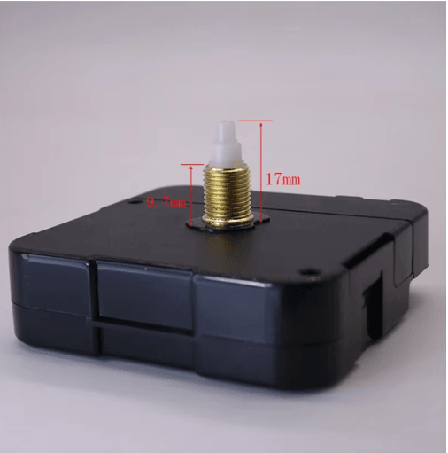Quartz Clock Movement Replacement Kit DIY Wall Clock Motor with Hands (31mm Shaft)
