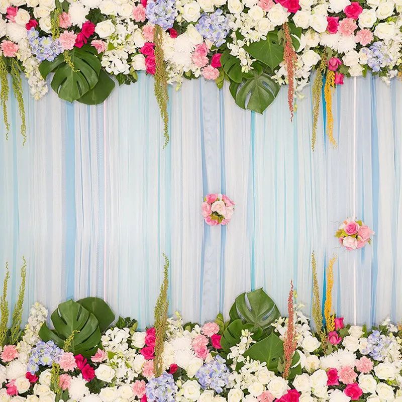 Artificial Tropical Palm Leaves Party Decor Set
