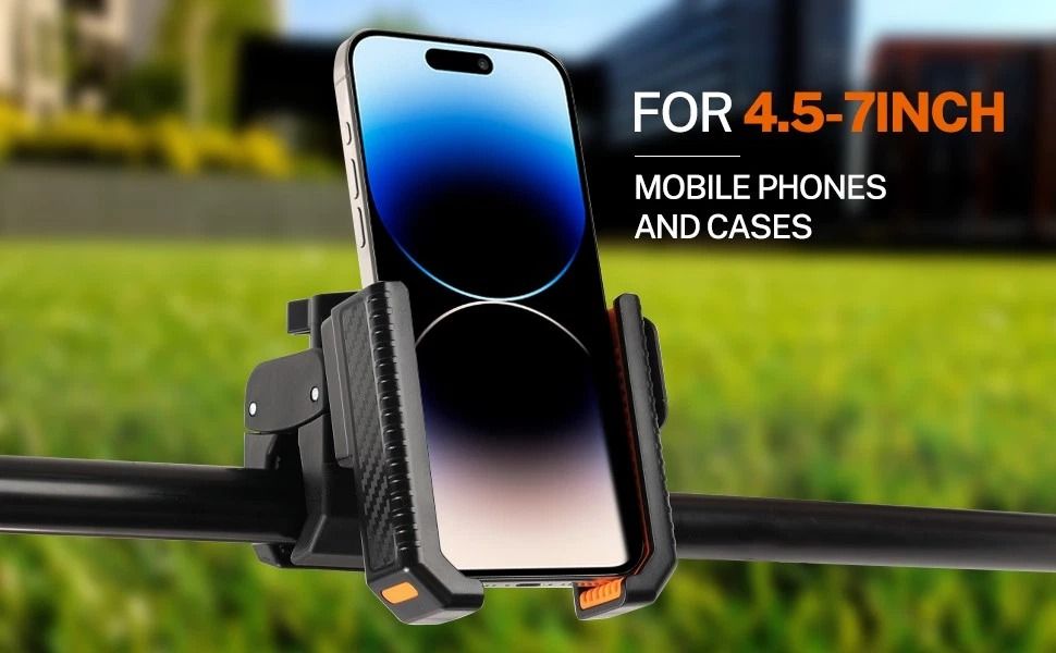 Magnetic Golf Cart Phone Holder for Club Car Yamaha with 360° Rotating Clamp Mount