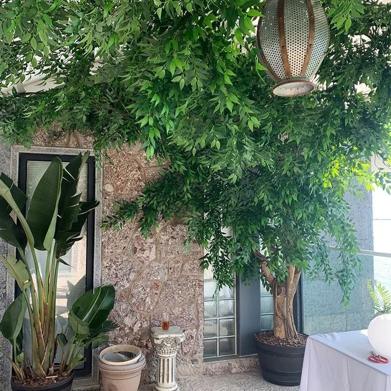 High Density Artificial Italian Ruscus Greenery Stems