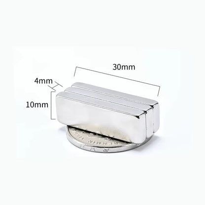 10pcs Ultra Strong N52 square neodymium magnets 1.18–1.97in Heavy Duty Magnetic Set