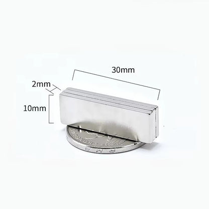 10pcs Ultra Strong N52 square neodymium magnets 1.18–1.97in Heavy Duty Magnetic Set