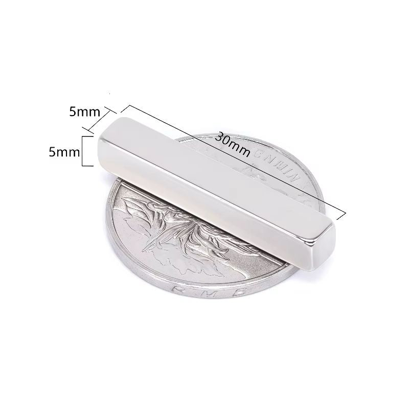 10pcs Ultra Strong N52 square neodymium magnets 1.18–1.97in Heavy Duty Magnetic Set