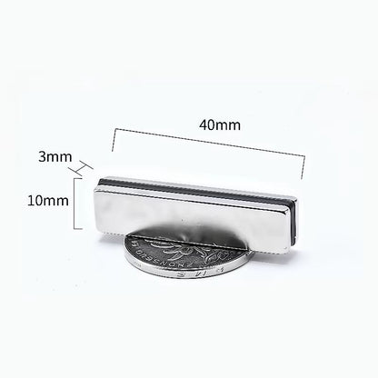 10pcs Ultra Strong N52 square neodymium magnets 1.18–1.97in Heavy Duty Magnetic Set