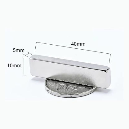 10pcs Ultra Strong N52 square neodymium magnets 1.18–1.97in Heavy Duty Magnetic Set