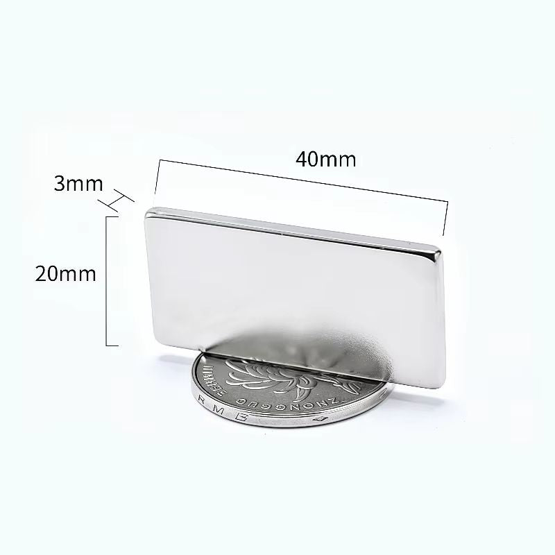 10pcs Ultra Strong N52 square neodymium magnets 1.18–1.97in Heavy Duty Magnetic Set
