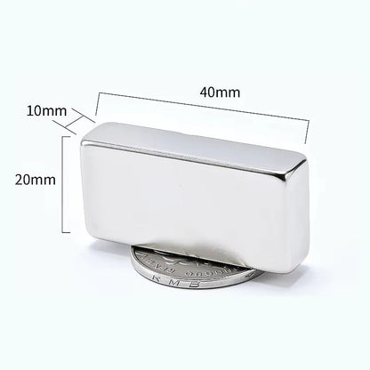 10pcs Ultra Strong N52 square neodymium magnets 1.18–1.97in Heavy Duty Magnetic Set