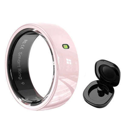 NFC Ceramic Smart Ring LED Gesture Control Health Sport Tracker
