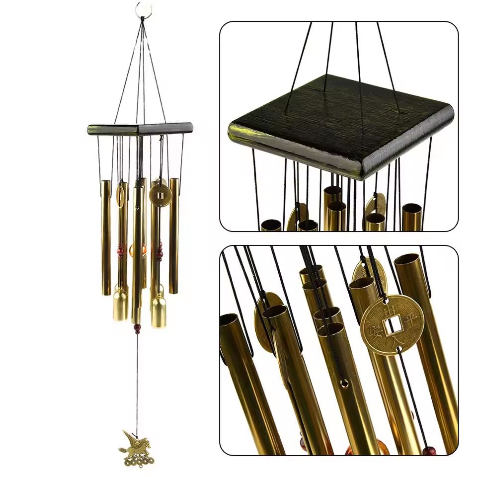 Heavy Duty Deep Tone Wind Chimes for Outdoor Gardens, Porches, Patios, and Calm Spaces