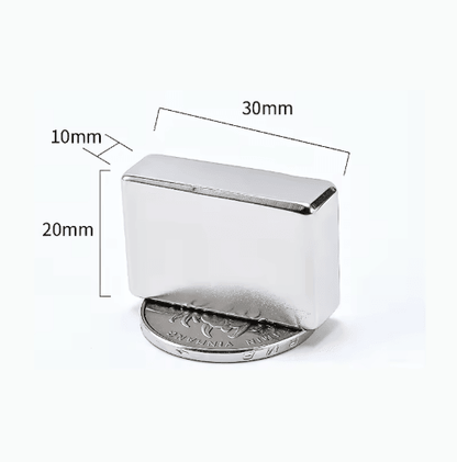 N52 Neodymium Square Magnets Heavy Duty Strong Magnetic Blocks n10pcs