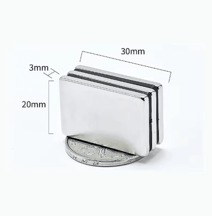 N52 Neodymium Square Magnets Heavy Duty Strong Magnetic Blocks n10pcs