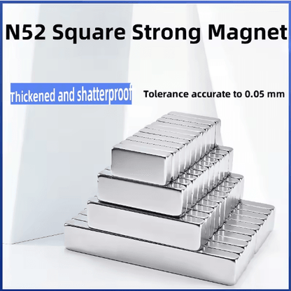 N52 Neodymium Square Magnets Heavy Duty Strong Magnetic Blocks n10pcs