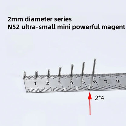 N52 Mini Round Neodymium Magnets Set – Ultra-Strong Small Refrigerator Magnets