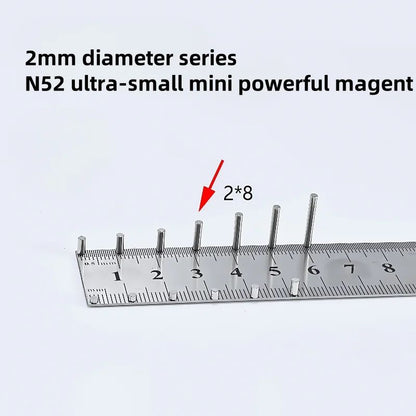 N52 Mini Round Neodymium Magnets Set – Ultra-Strong Small Refrigerator Magnets