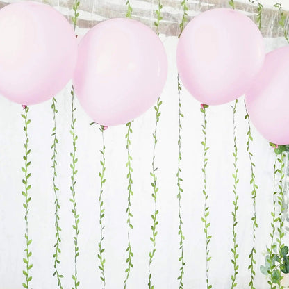 Artificial Vine Ribbon Green Leaf Garland for Wedding Greenery Decor and DIY Wreath Crafts