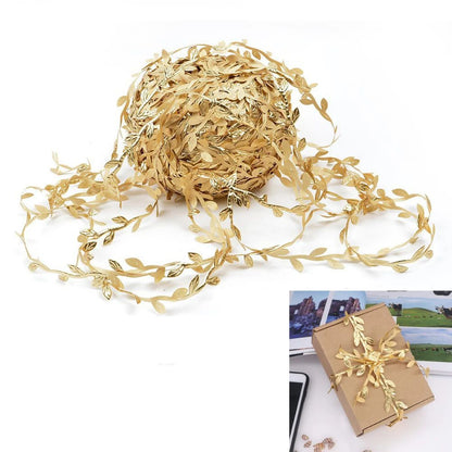 Artificial Vine Ribbon Green Leaf Garland for Wedding Greenery Decor and DIY Wreath Crafts