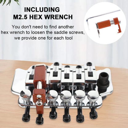 Precision Guitar Intonation Tool for Floyd Rose Bridge Setup