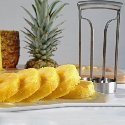 Stainless Steel Pineapple Corer Slicer Easy Twist Fruit Cutter Tool