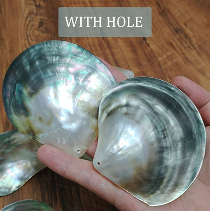 Black Mother of Pearl Shell Beads – Polished Pinctada Margaritifera for DIY Jewelry & Elegant Storage