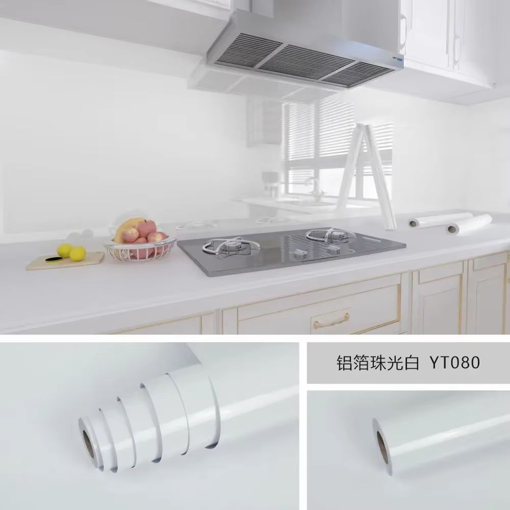 Marble Peel and Stick Wallpaper Waterproof Self Adhesive Kitchen Wall Sticker Roll