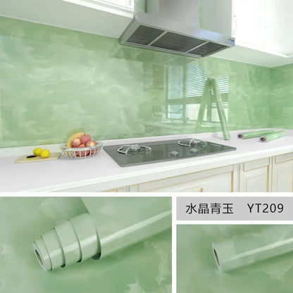 Marble Peel and Stick Wallpaper Waterproof Self Adhesive Kitchen Wall Sticker Roll