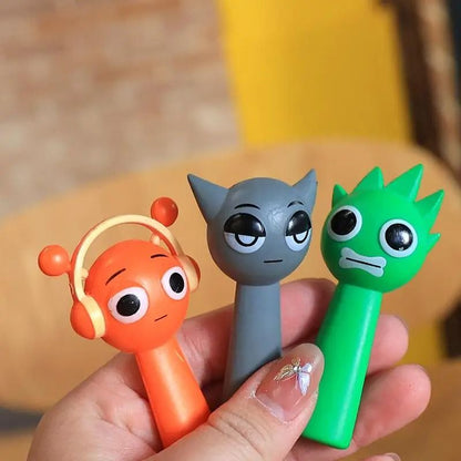 Cartoon Action Figures Set Mini Collectible Toys for Kids & Fans