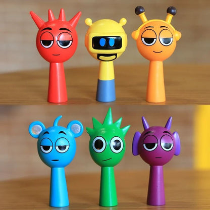 Cartoon Action Figures Set Mini Collectible Toys for Kids & Fans