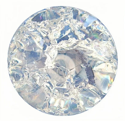 Ice Crack Crystal Glass Ball – K9 Quartz Feng Shui Magic Sphere Home Decor