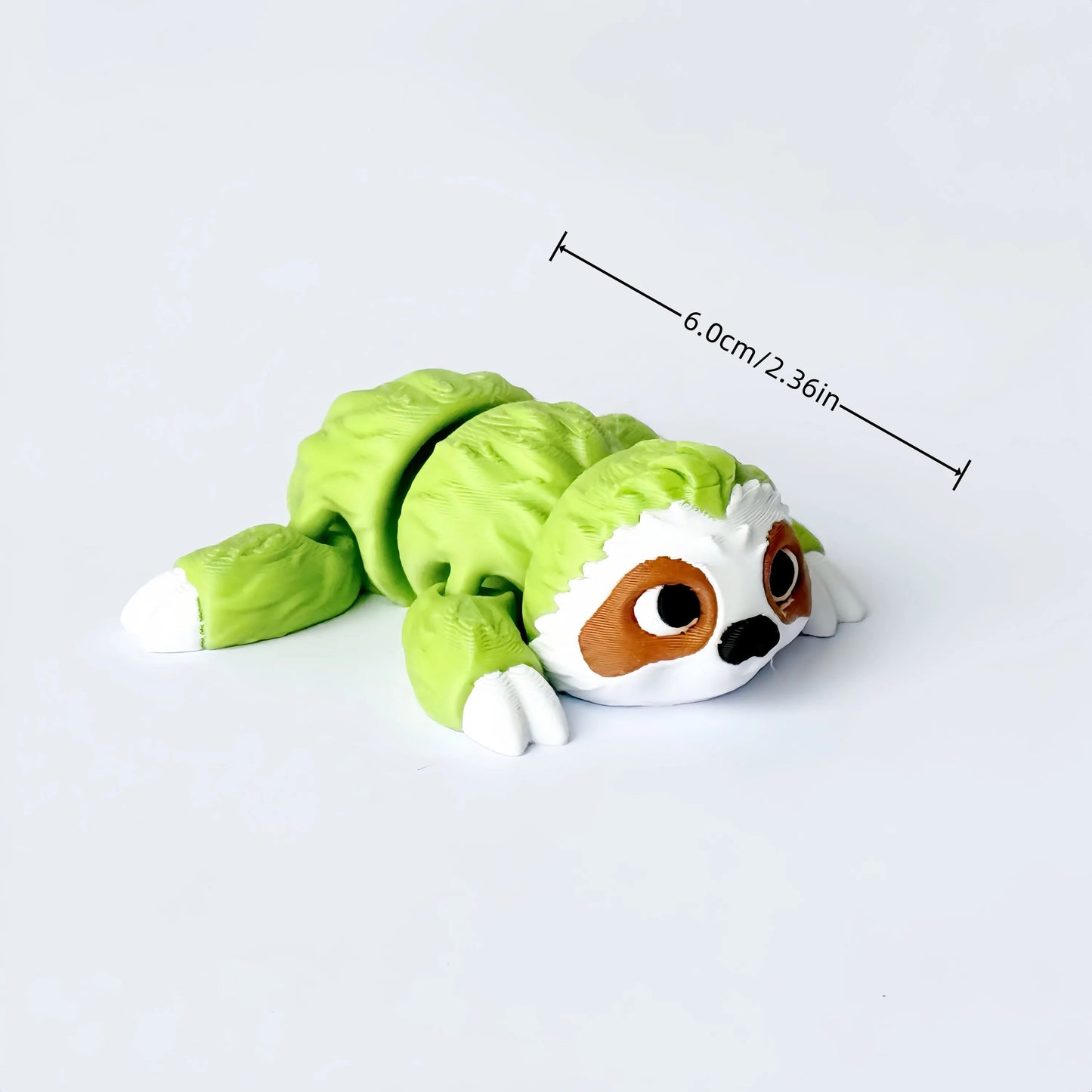 3D Articulated Sloth and Koala Figurines Set