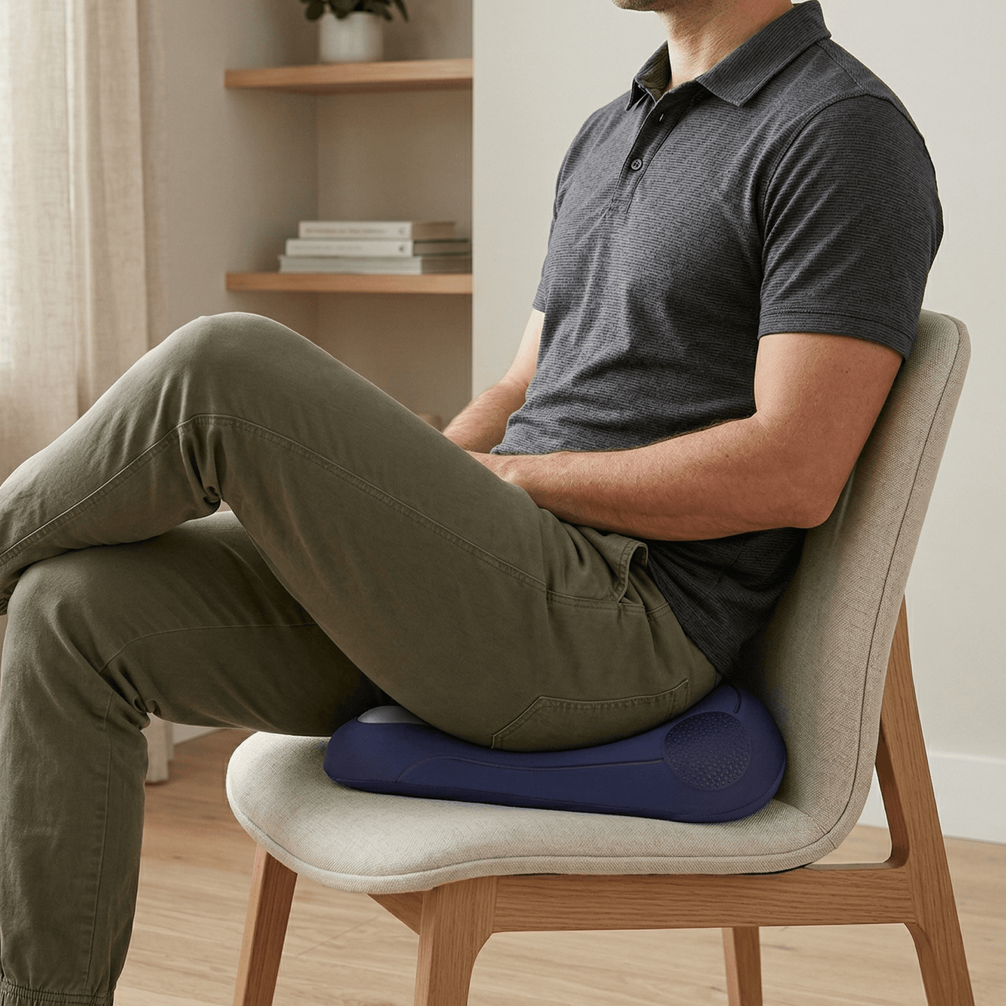 Sit-On-Top Pelvic Floor Trainer Cushion Comfortable Kegel Exerciser for Hip & Core Strength