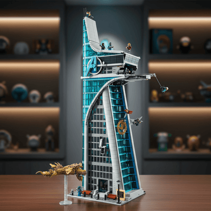Marvel Classic Tower Building Blocks Architecture Set 5201 Pieces